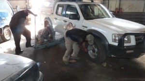 1st Aug Mandagov dumb and dumber repairs to Ranger (4) 