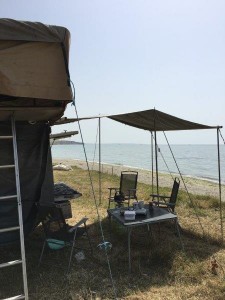 1st camp site noth west of istanbul on coast  