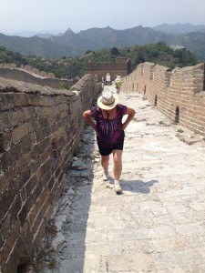 Donna on the Great Wall of China 2     