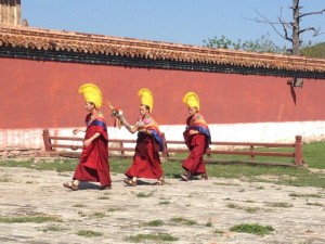 Monks and old Mongolian Monastery 2 