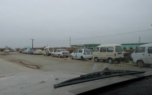 Fuel line in Uzbekistan